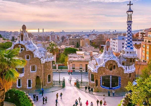 Europe Spain Barcelona Park Guell search