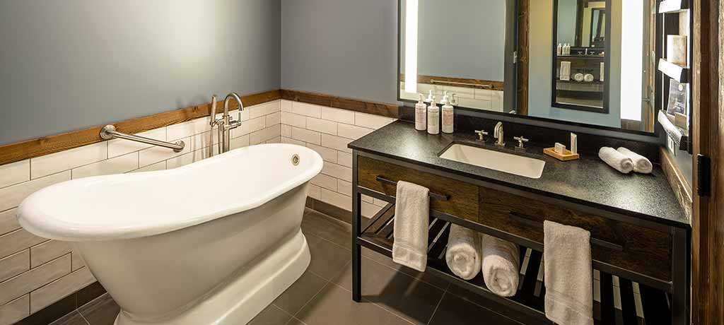 North America United States Montana Sage Lodge Bathroom