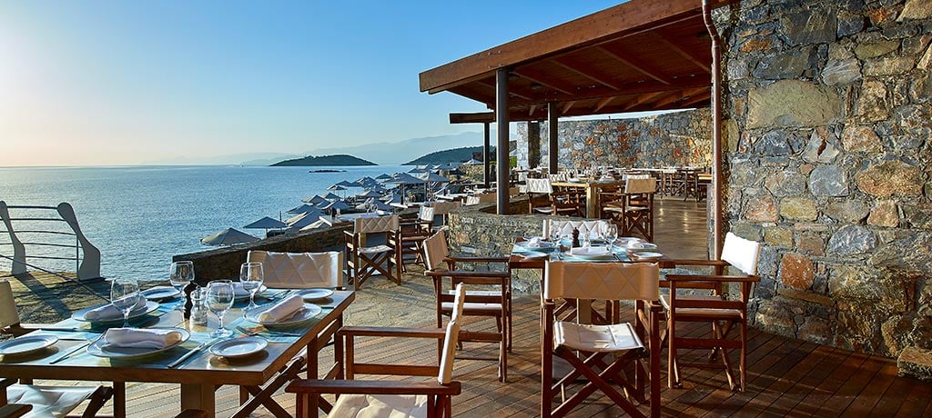 Europe Greece Aghios Nikolaos St Nicolas Bay Resort Hotel Dining