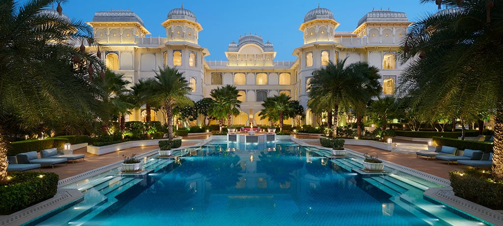 India Jaipur The Leela Palace Jaipur Pool