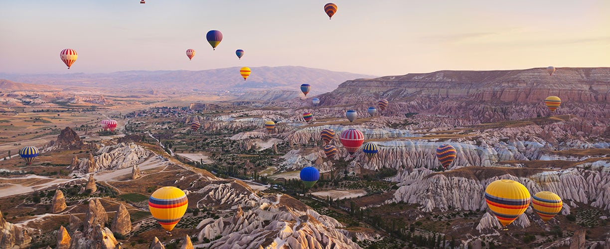 Middle East Turkey Istanbul and the Aegean Coast Hot Air Balloons
