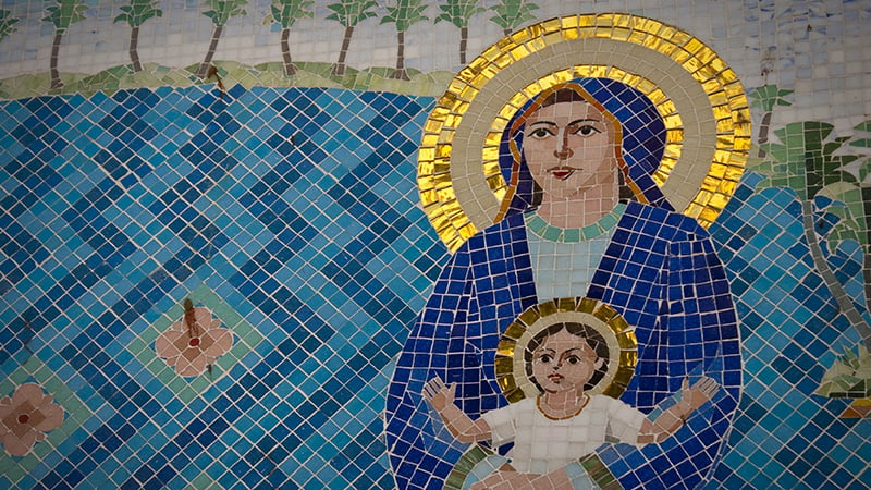 Egypt Hanging Church Mosaic 2 800x450