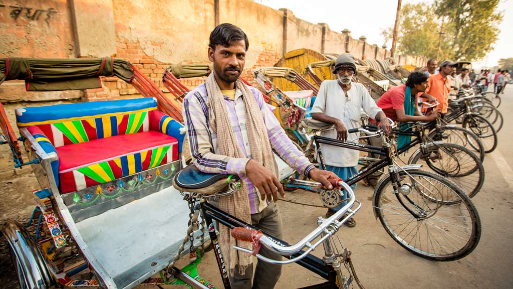 Asia India Delhi Rickshaw Drivers 5