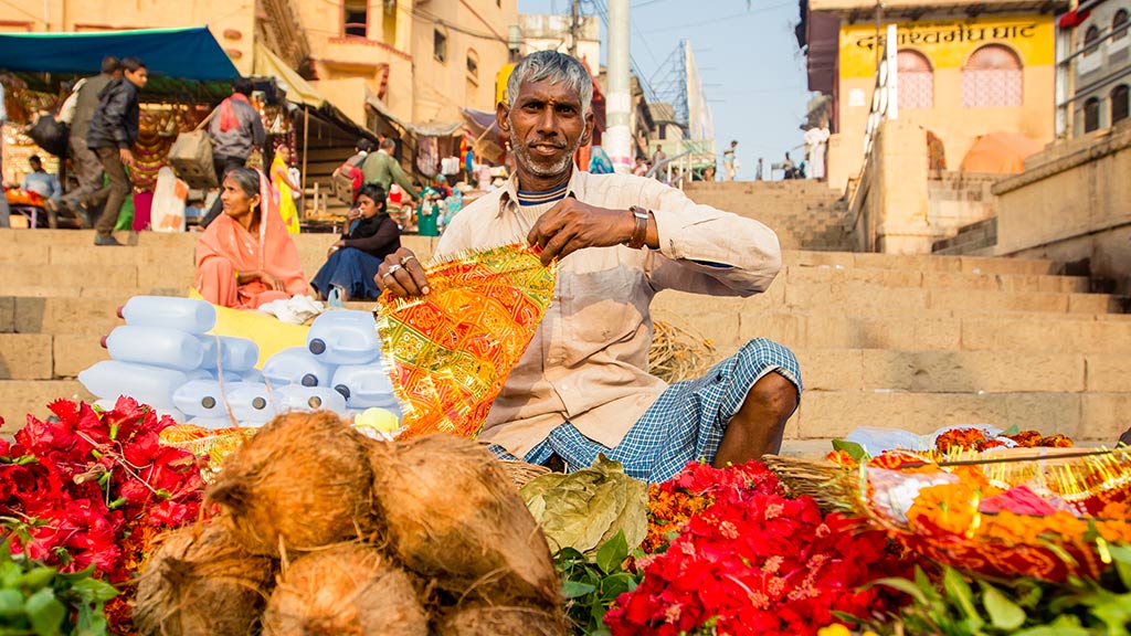 Asia India Varanasi Local Vendor 3