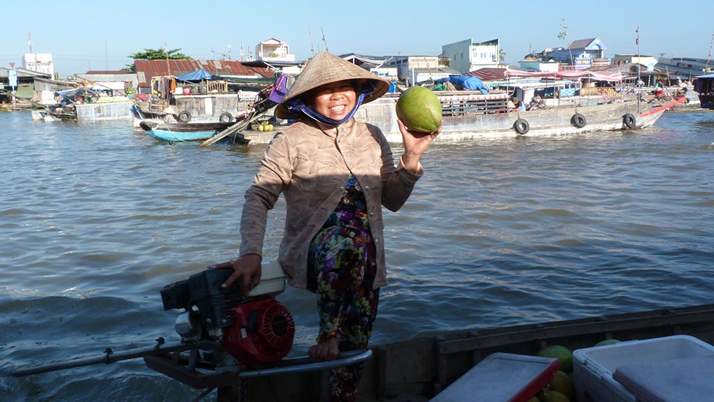 Asia Mekong Faces Coconut Vendor 6