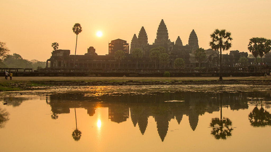 Asia Indochina Cambodia Angkor Wat sunrise 6