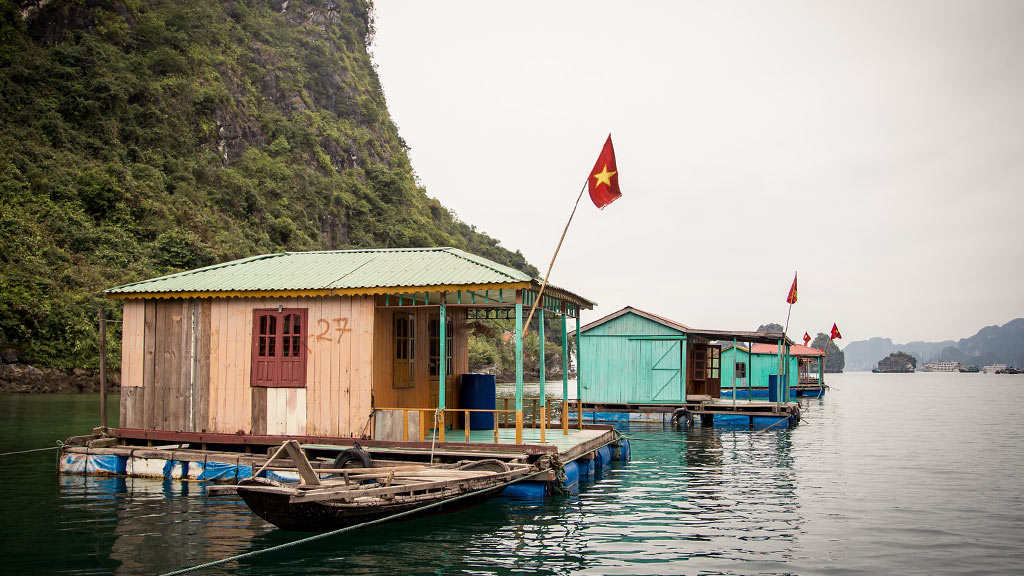 Asia Indochina Vietnam Ha Long Bay Floating Village 18