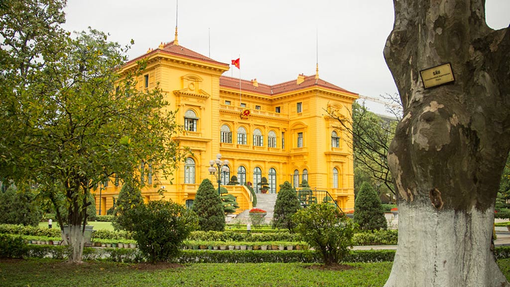 Asia Indochina Vietnam Hanoi Presidential Palace 17
