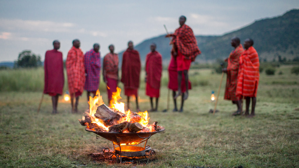 Maasai Campfire Africa Kenya