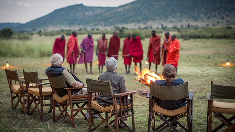 Africa Tanzania Maasai Campfire 5