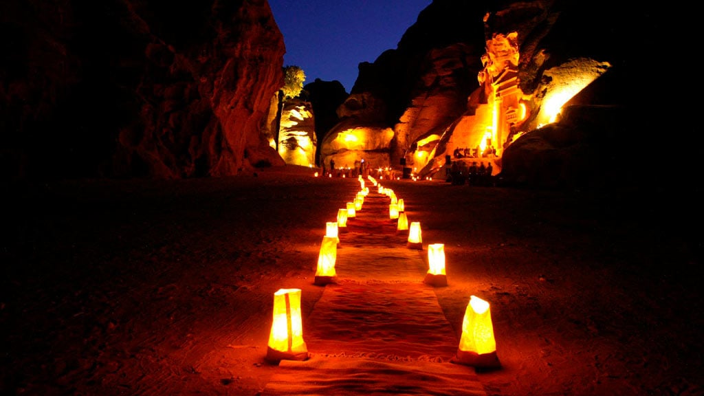 Middle East Jordan Little Petra Night 3