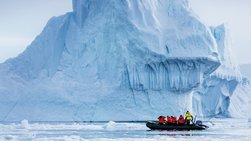 Antarctica Icebergs Zodiac Guests