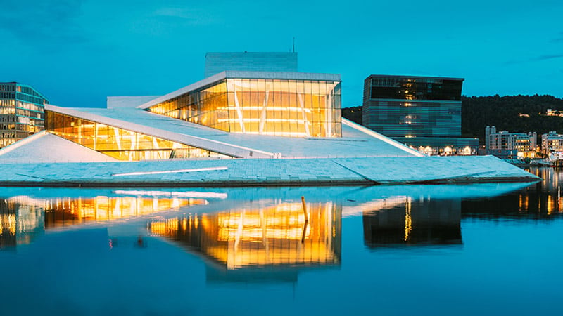 Europe Norway Oslo Opera House