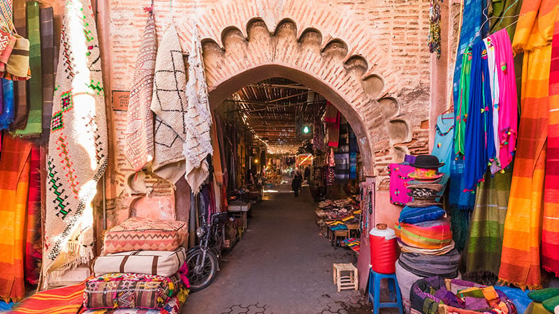Middle East Morocco Marrakech Souk
