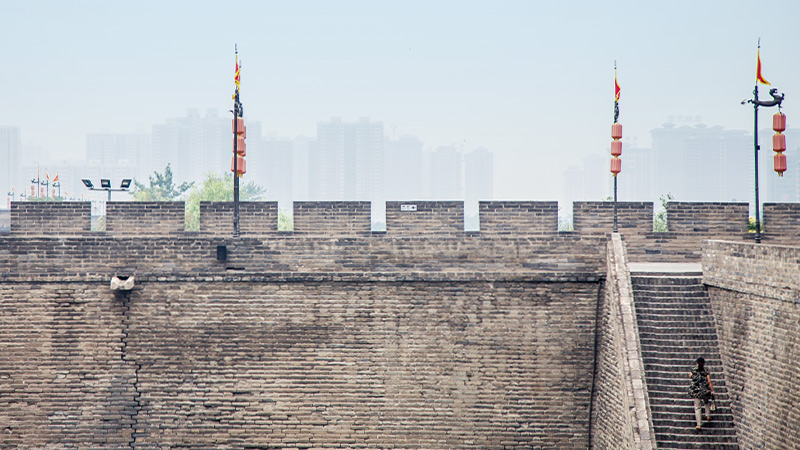 Asia China Xian Walls 1