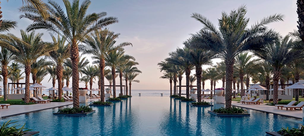 Oman Muscat Al Bustan Palace Pool
