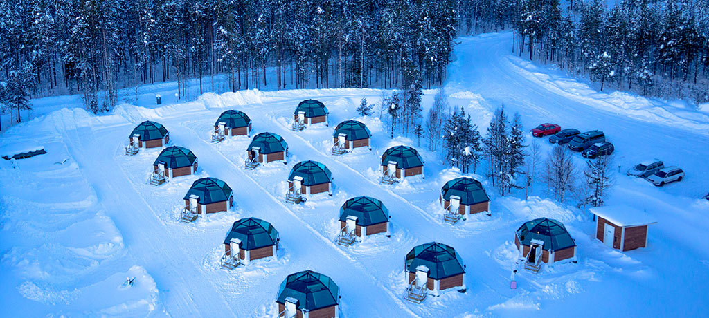 Europe Finland Rovaniemi Artic Snow Hotel Exterior