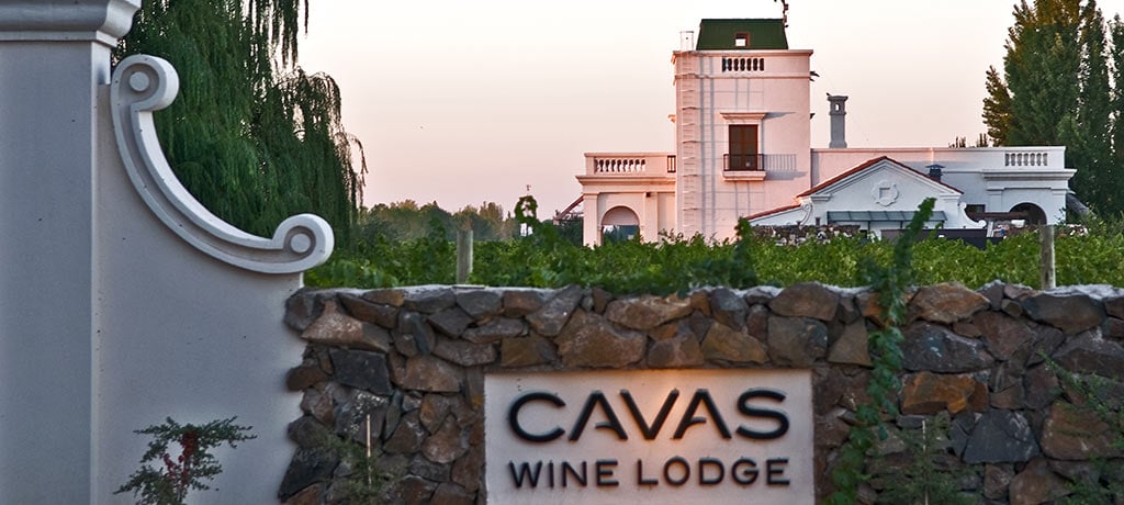 argentina mendoza cavas wine lodge main entrance