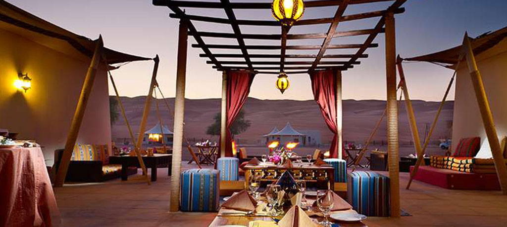Asia Oman Al Wasil Desert Night Camp Dining