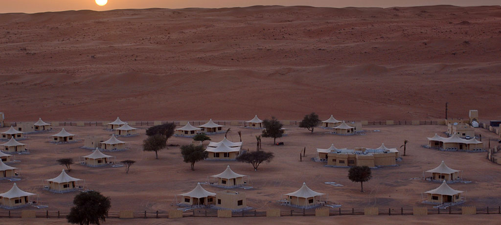 Asia Oman Al Wasil Desert Night Camp Exterior