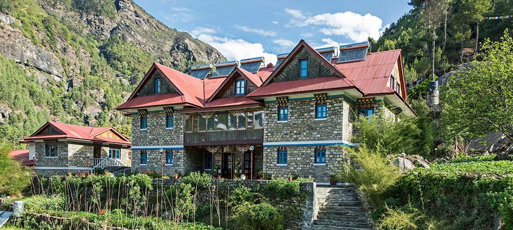 asia nepal monjo everest summit lodge exterior