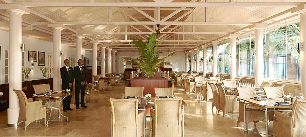 Africa Kenya Nairobi Fairmont The Norfolk Lord Delamere Terrace Restaurant
