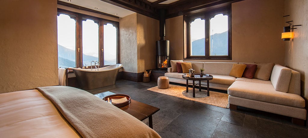 India Bhutan Gangtey Lodge farm house suite 04