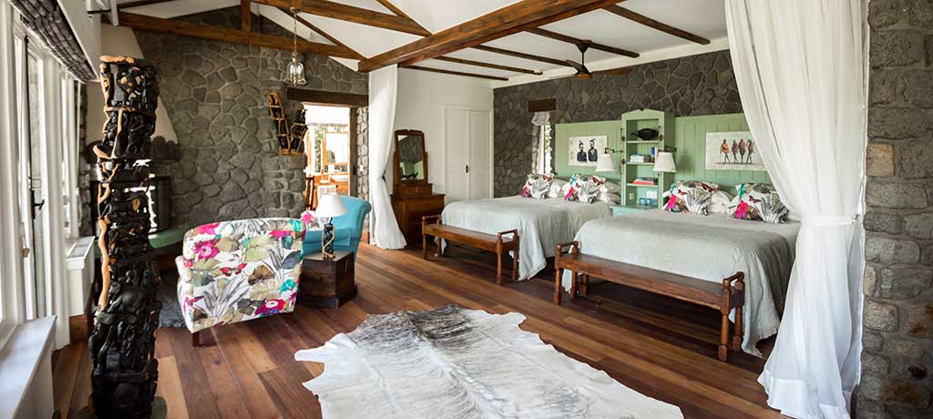 africa tanzania ngorongoro crater gibbs farm Cottage bedroom 01