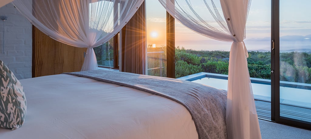 South Africa Gansbaai Grootbos Private Nature Reserve Luxury Suite Bedroom