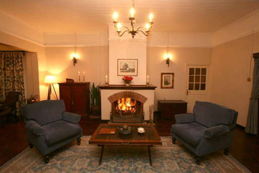 lounge area in the old farmhouse