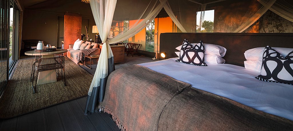 africa zimbabwe hwange national park linkwasha camp luxury tent 04