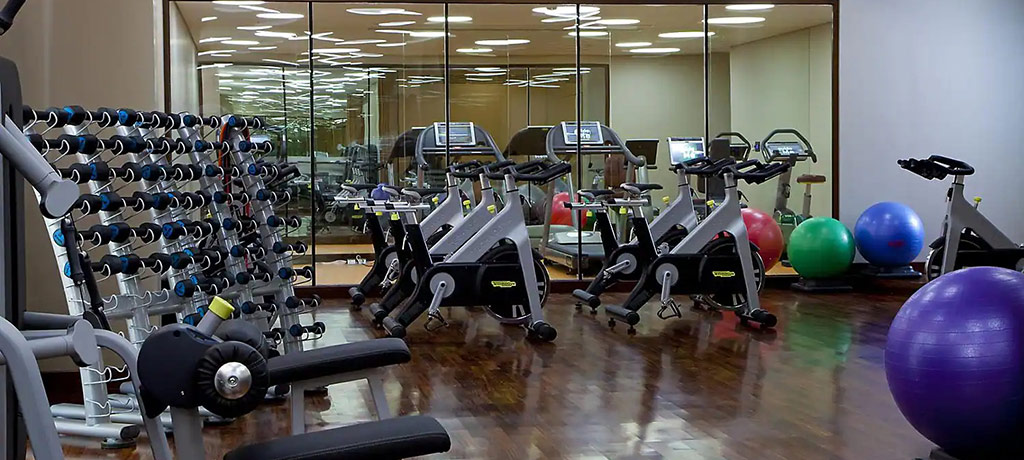 Middle East Saudi Arabia Mandarin Oriental Riyadh fitness center