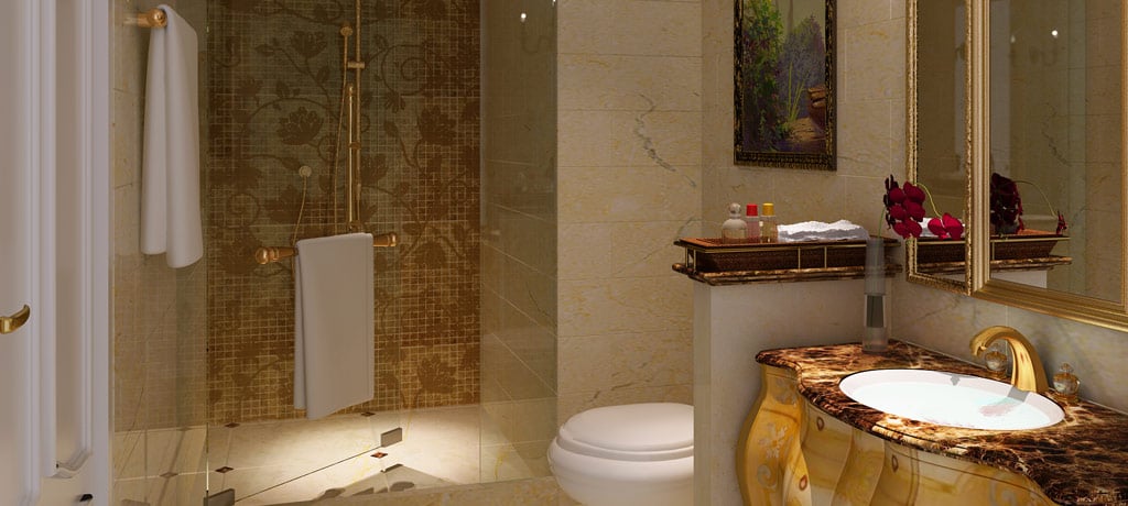 Guest Bathroom (Apsara and Saigon Suites)
