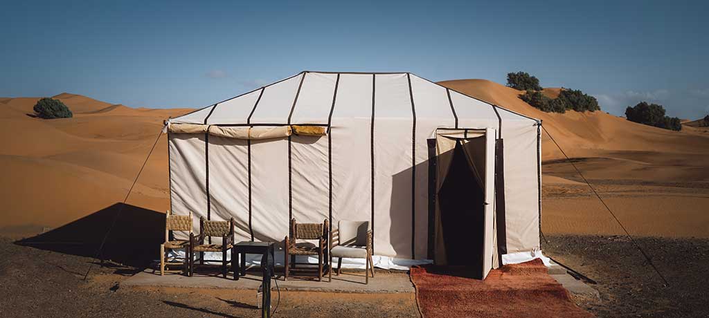 Middle East Morocco Merzouga Luxury Desert Camp Exterior