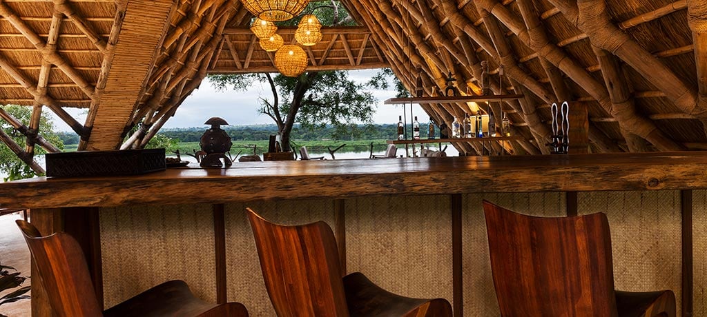 Africa Uganda Murchison Falls Nile Safari Lodge Bar