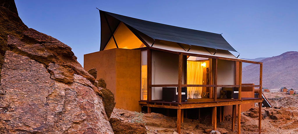 Africa Namibia Okahirongo River Camp luxury tent 