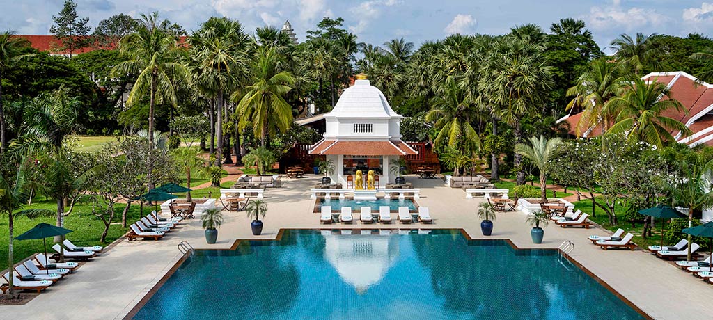 Asia Cambodia Siem Reap Raffles Grand Hotel dangkor pool