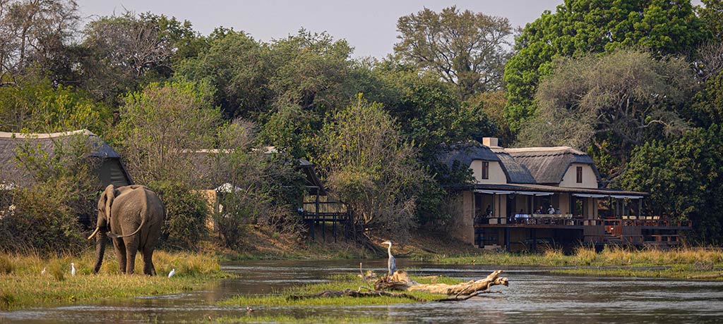 Africa Zambia Royal Zambezi Lodge exterior