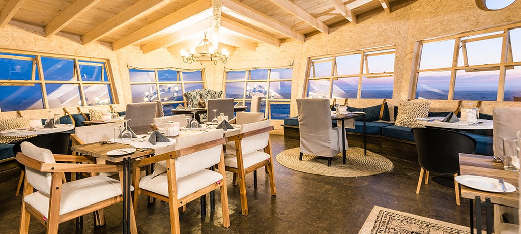Africa Namiba Skeleton Coast Shipwreck Lodge dining