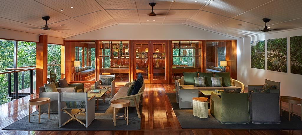 Australia Queensland Silky Oaks Lodge Lounge
