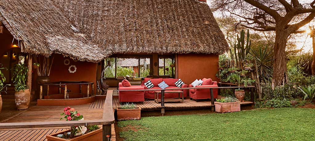 africa kenya amboseli national park tawi lodge lounge terrace