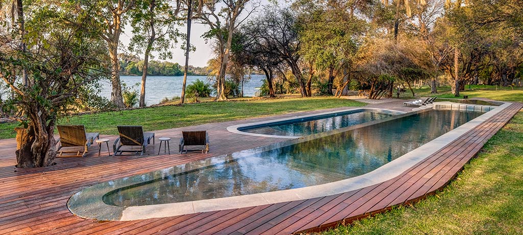Africa Zimbabwe Victoria Falls Palm River Hotel pool