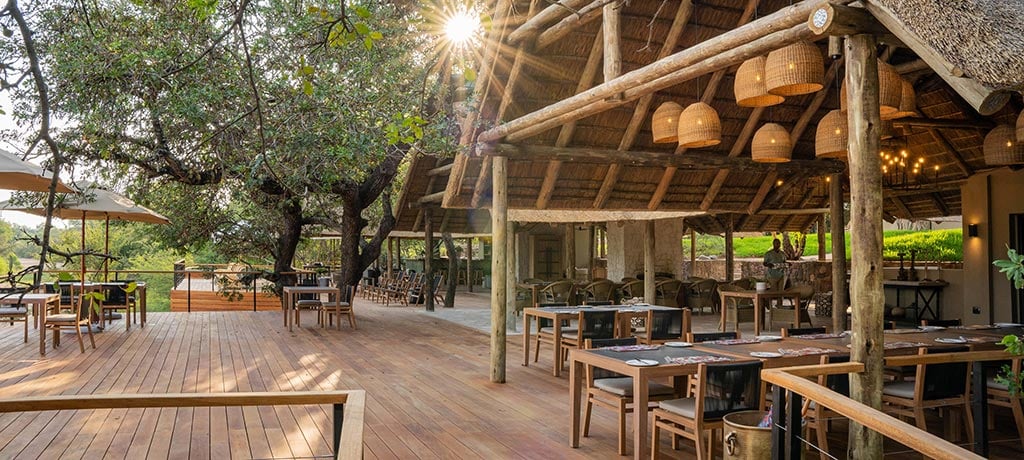 Africa South Africa Kruger Thornybush Game Lodge deck