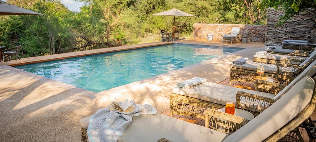 Africa South Africa Kruger Thornybush Game Lodge pool