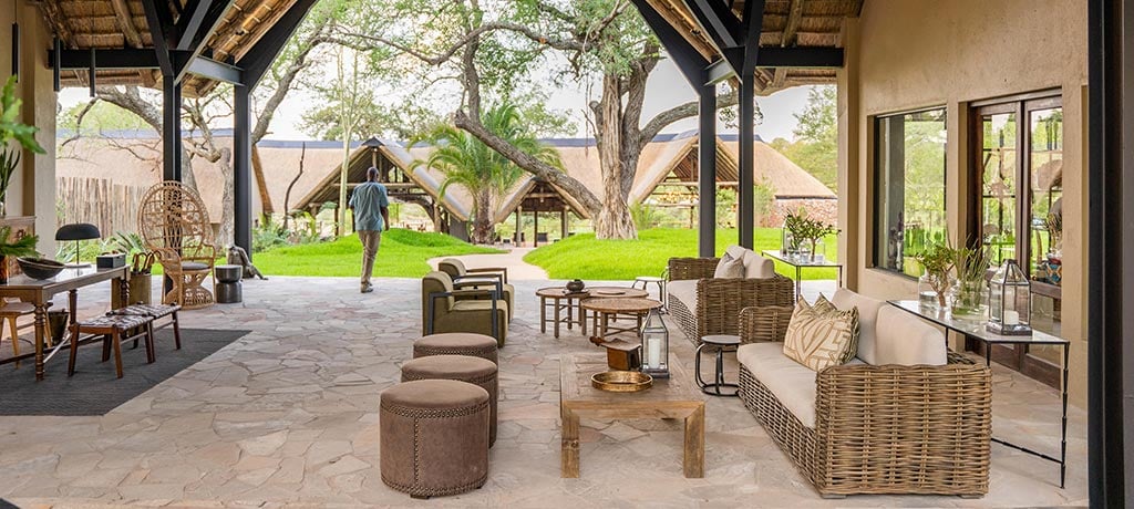 Africa South Africa Kruger Thornybush Game Lodge reception exterior