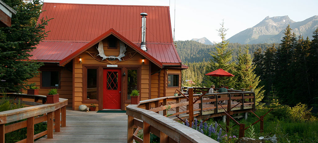 United States Alaska Tutka Bay Lodge main lodge