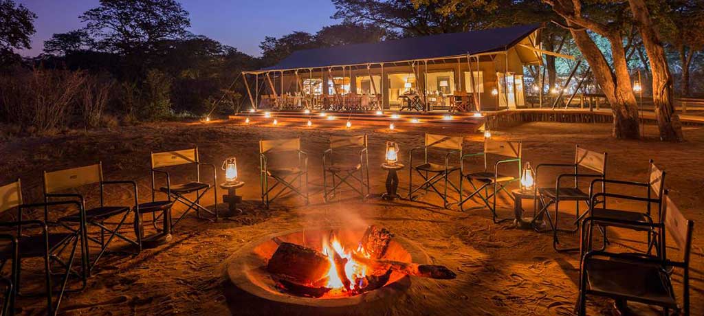 africa zimbabwe hwange national park verneys camp fire pit
