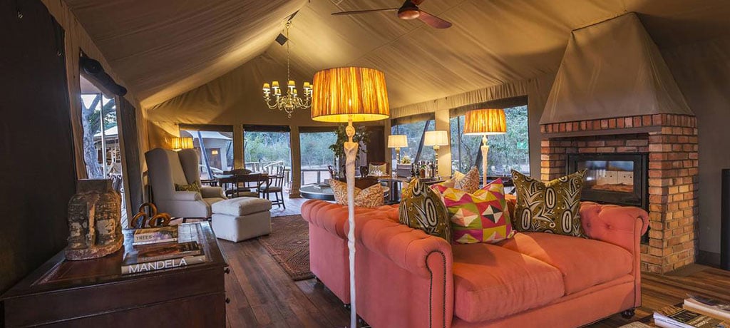 africa zimbabwe hwange national park verneys camp interior living area