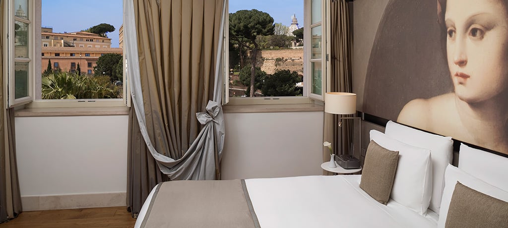 Europe Italy Rome Villa Agrippina Gran Melia Grand Premium Room with View 01