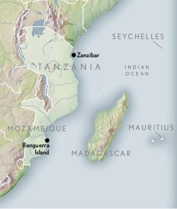 Island As Map Of Africa